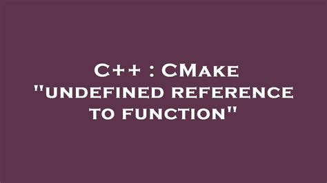 Those rules don&39;t apply to template functions, but you don&39;t have. . Undefined reference to function in header